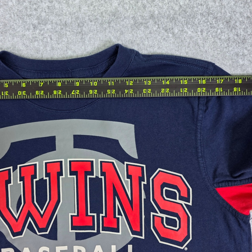 Minnesota Twins Baseball T-Shirt Men's Medium Navy Blue MLB Graphic Tee - Picture 10 of 12